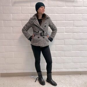 Cute part-wool business Jacket